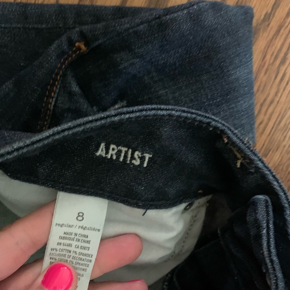 American Eagle Artist Jean Capris size 8 - Picture 6 of 9